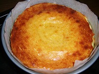 マスカルポーネのチーズケーキ④